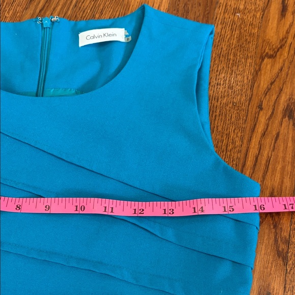 💙 Calvin Klein Starburst Sheath Dress – Women’s Size 2 ✨ - Picture 6 of 8